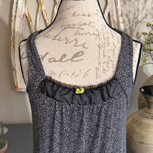 Simply Vera Vera Wang Black and White Patterned Dress